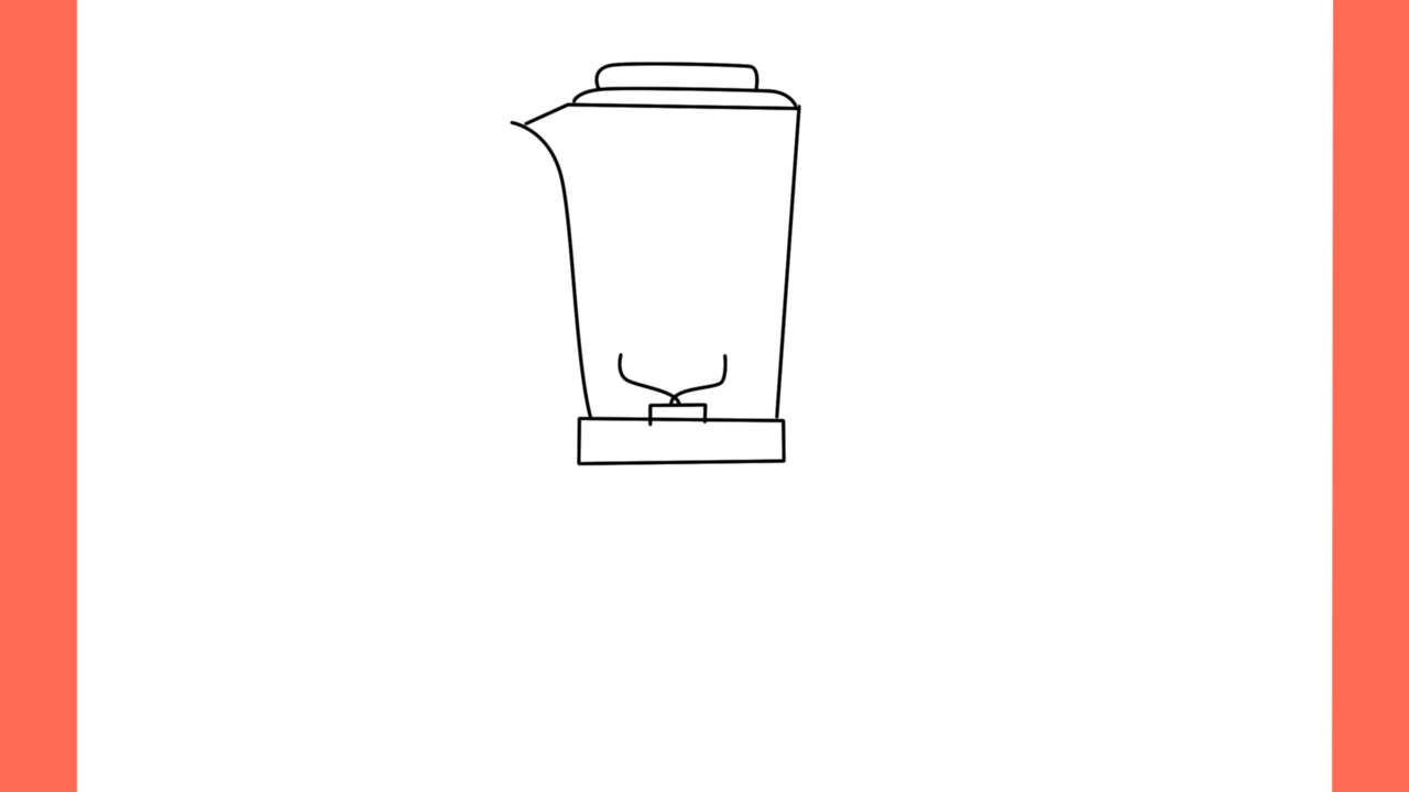 a Comment dessiner un Blender Mixeur (4)
