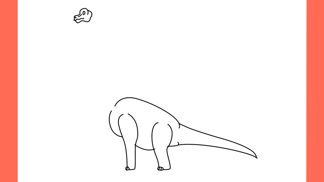 a Comment dessiner un Brachiosaurus (4)