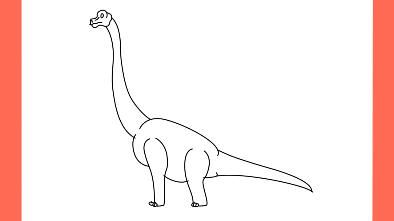 a Comment dessiner un Brachiosaurus (5)