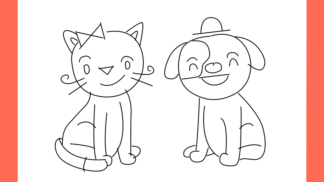 a Comment dessiner un chat et un chien (11)
