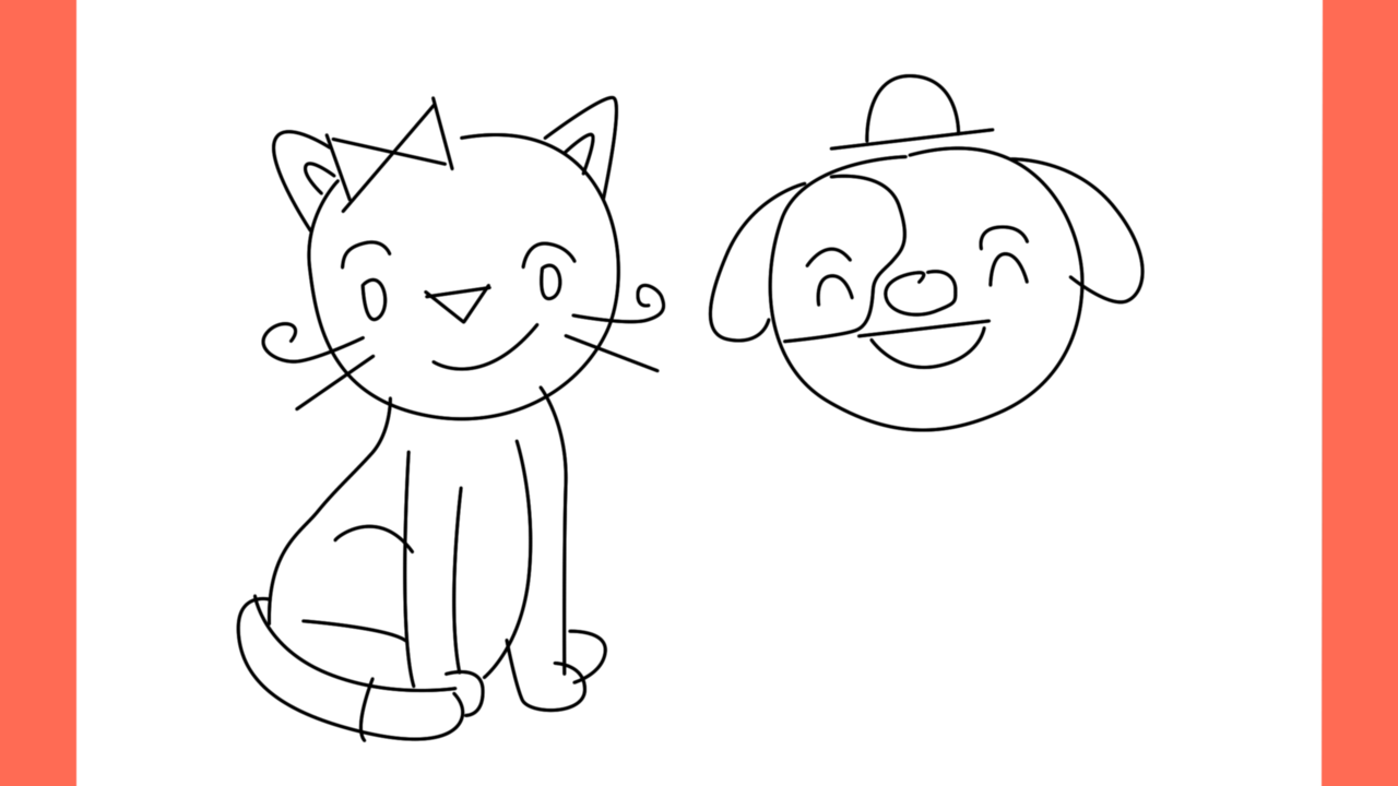 a Comment dessiner un chat et un chien (9)