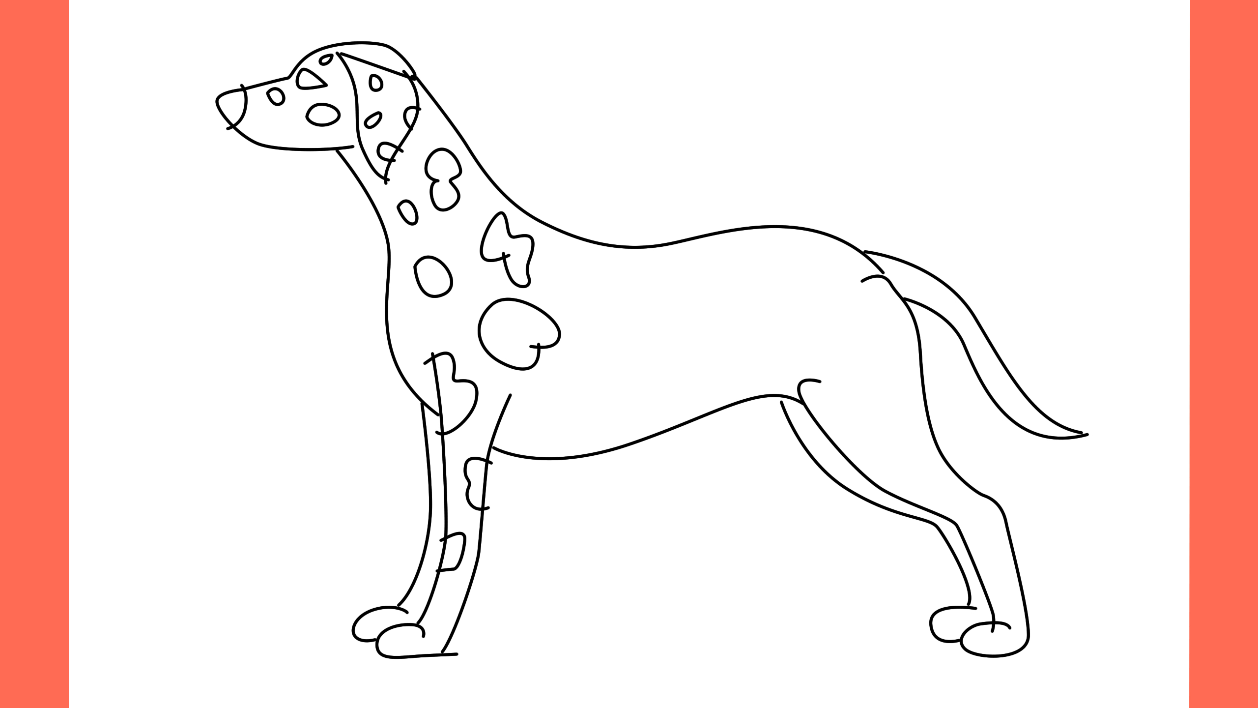 b Comment dessiner un chien Dalmatian (10)