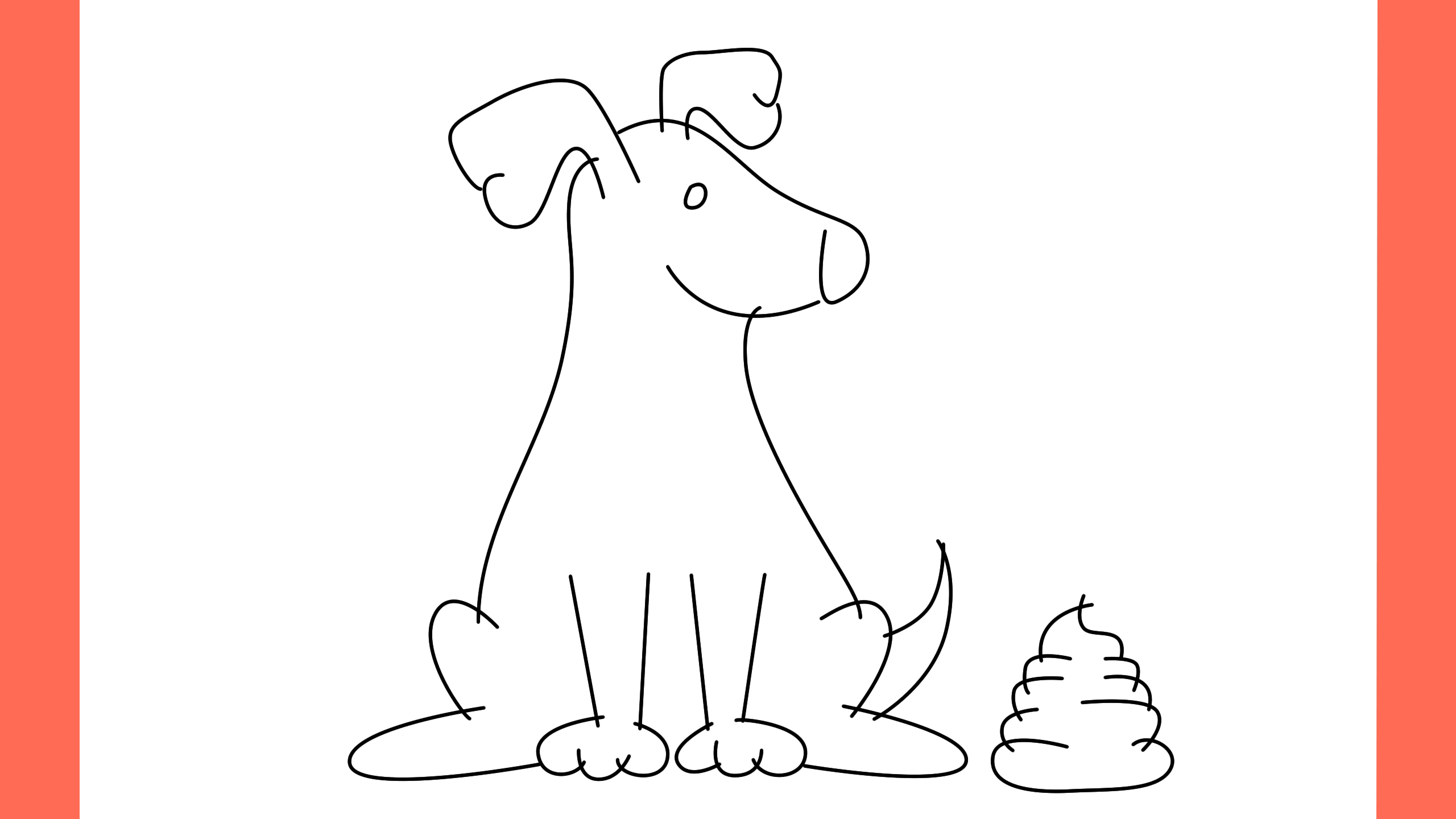 b Comment dessiner un chien assis avec des excréments (10)