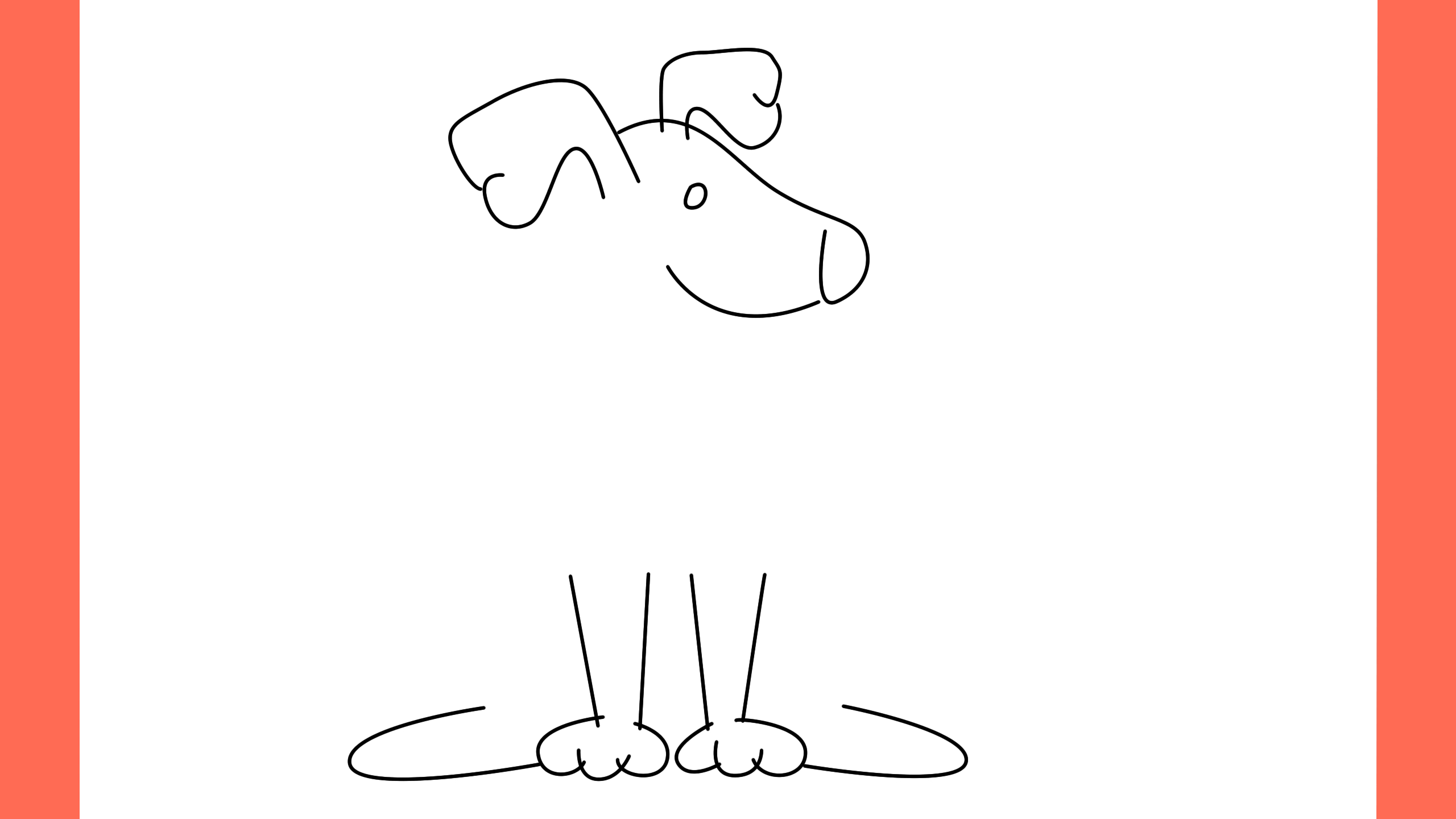 b Comment dessiner un chien assis avec des excréments (6)