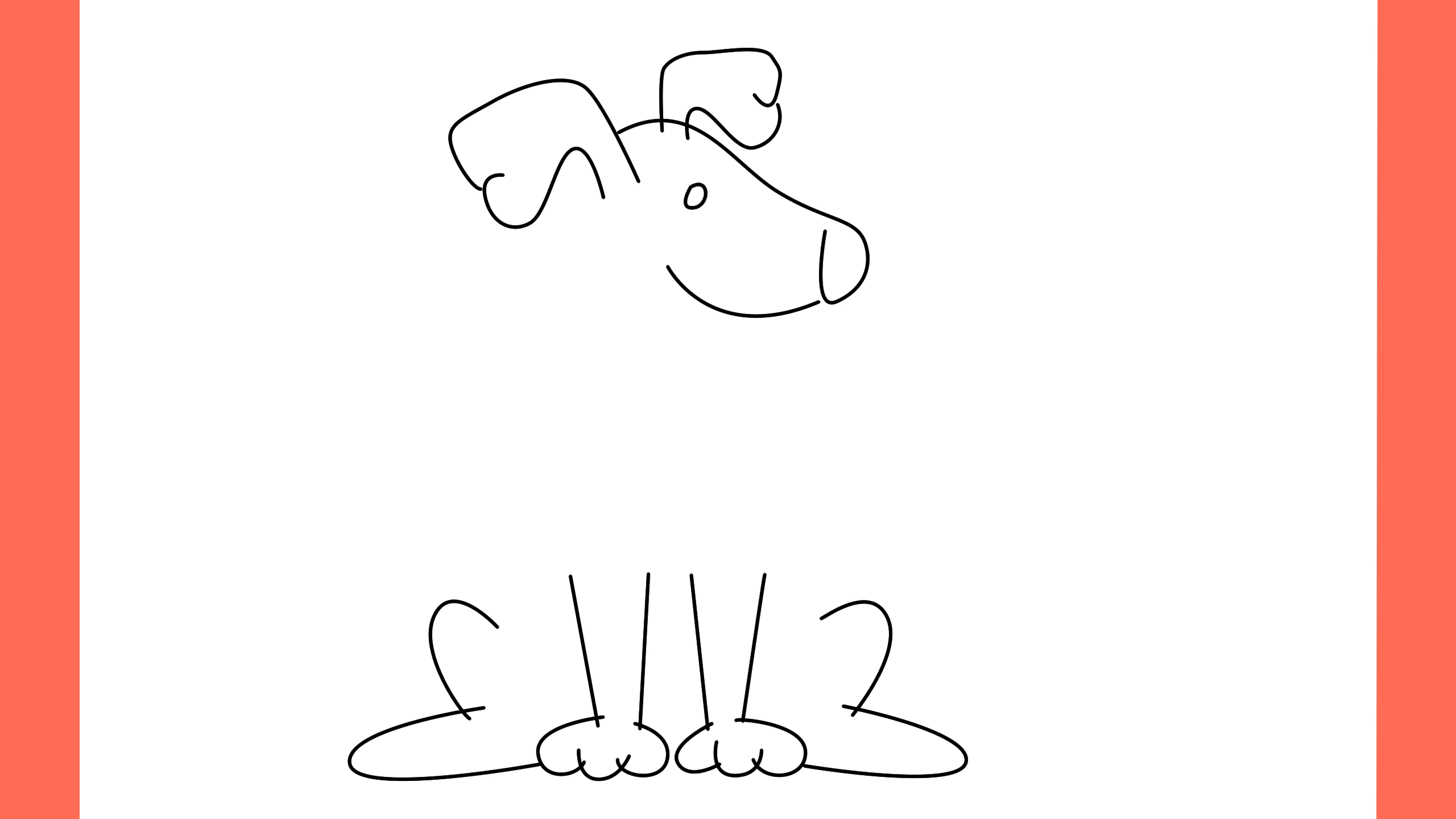 b Comment dessiner un chien assis avec des excréments (7)
