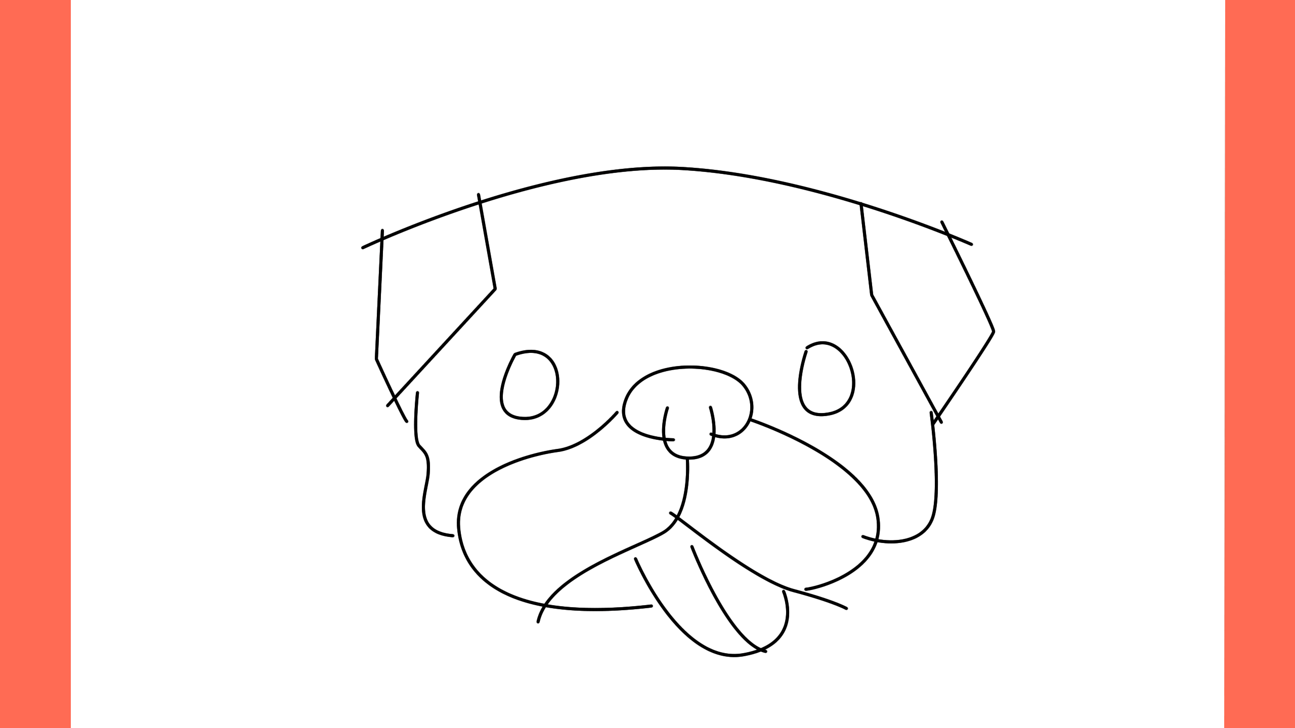 b Comment dessiner un chien détendu allongé (7)