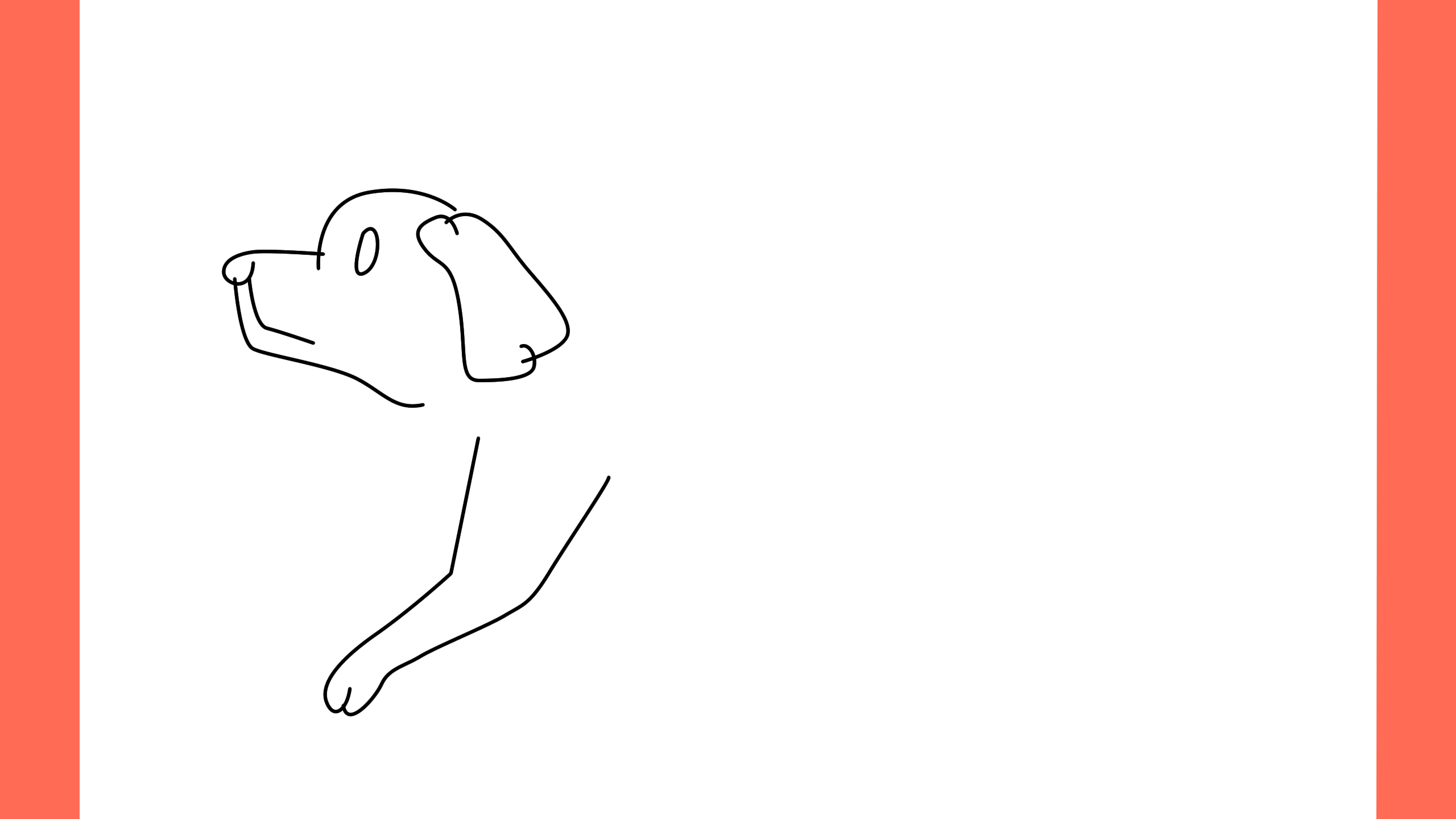 b Comment dessiner un chien en train de marcher (4)