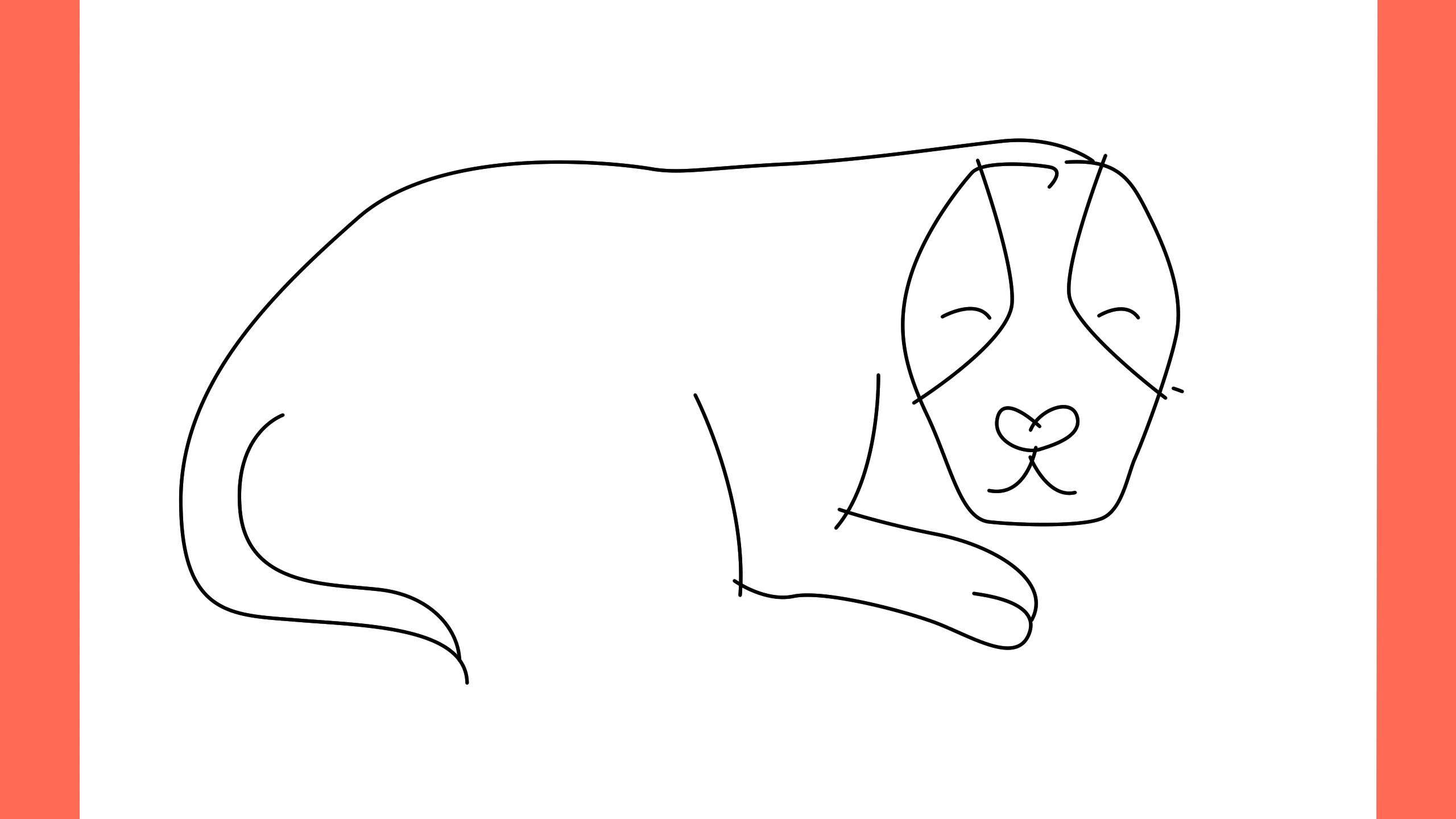 b Comment dessiner un chien endormi (5)