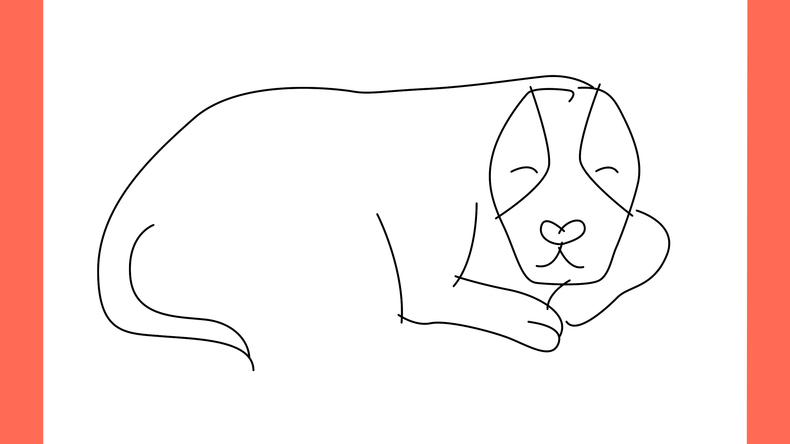 b Comment dessiner un chien endormi (6)