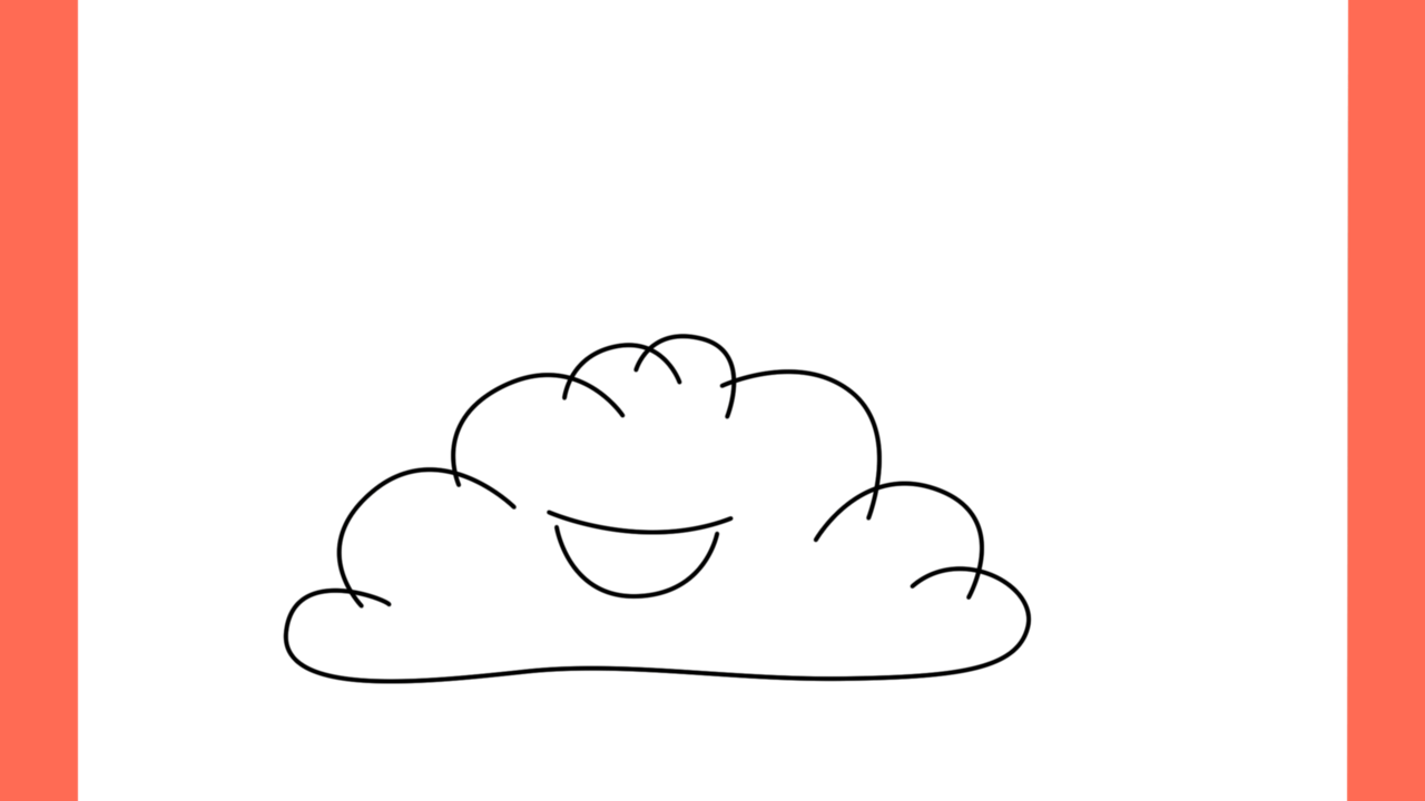 1Tutoriel de dessin 130 Comment dessiner un nuage avec un bonnet de Père Noël (4)