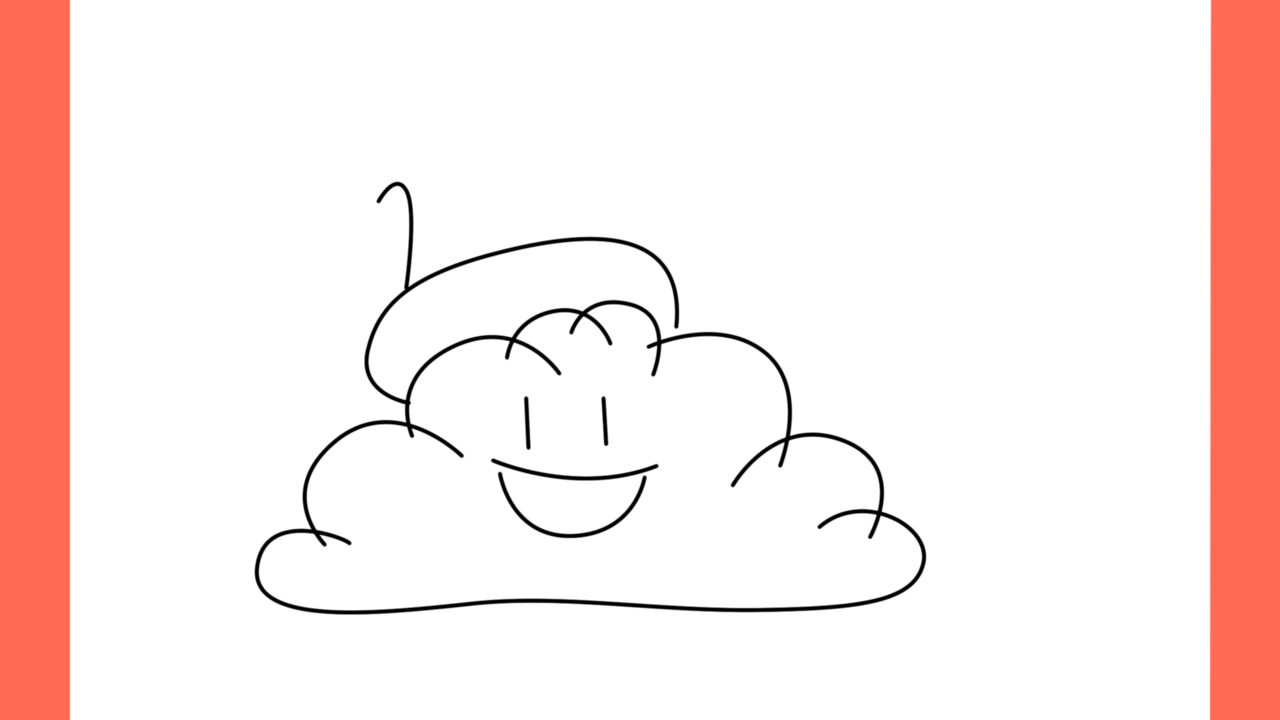 1Tutoriel de dessin 130 Comment dessiner un nuage avec un bonnet de Père Noël (6)