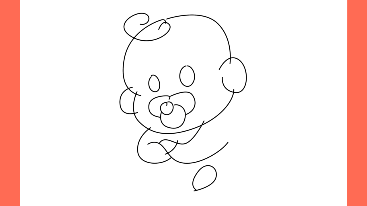 Tutoriel de dessin 101 Comment dessiner un bébé cool (11)