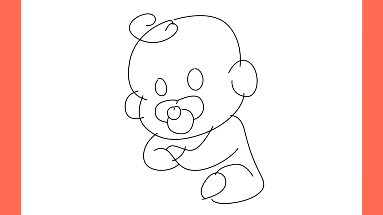 Tutoriel de dessin 101 Comment dessiner un bébé cool (12)