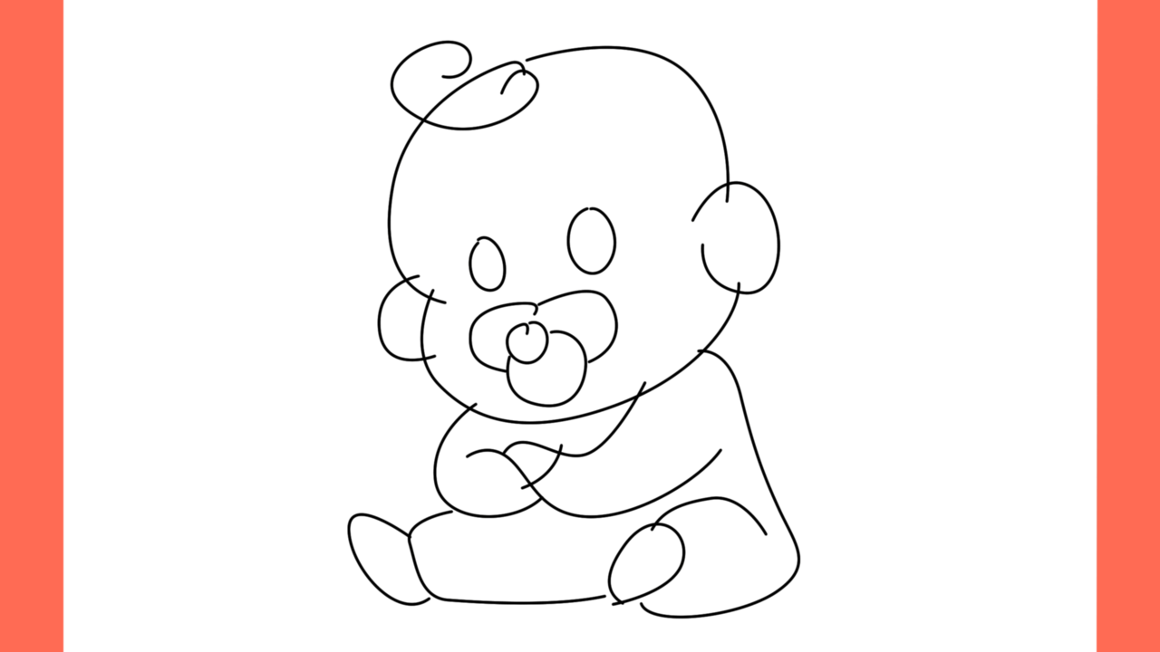 Tutoriel de dessin 101 Comment dessiner un bébé cool (13)