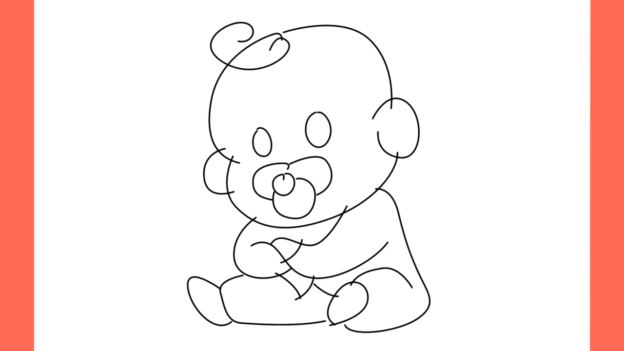Tutoriel de dessin 101 Comment dessiner un bébé cool (14)
