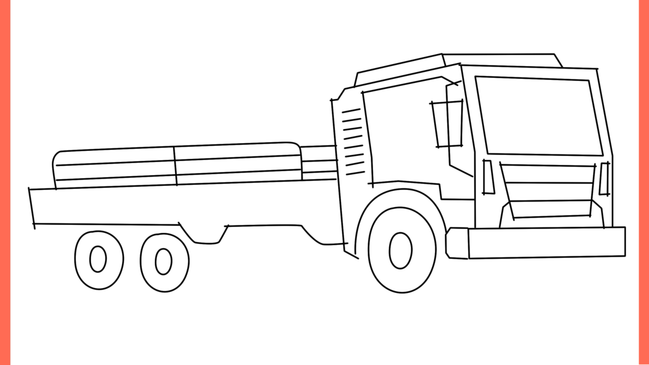 Tutoriel de dessin 102 Comment dessiner un camion en 3D (14)