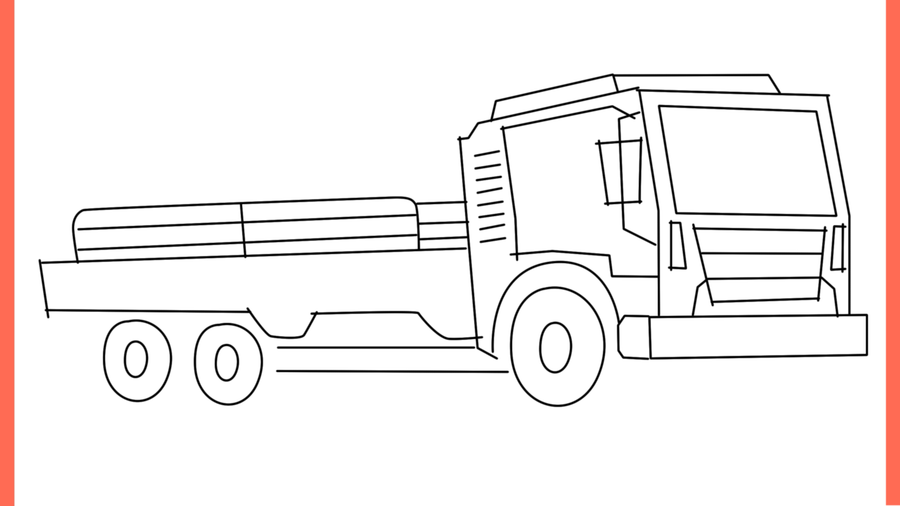 Tutoriel de dessin 102 Comment dessiner un camion en 3D (15)