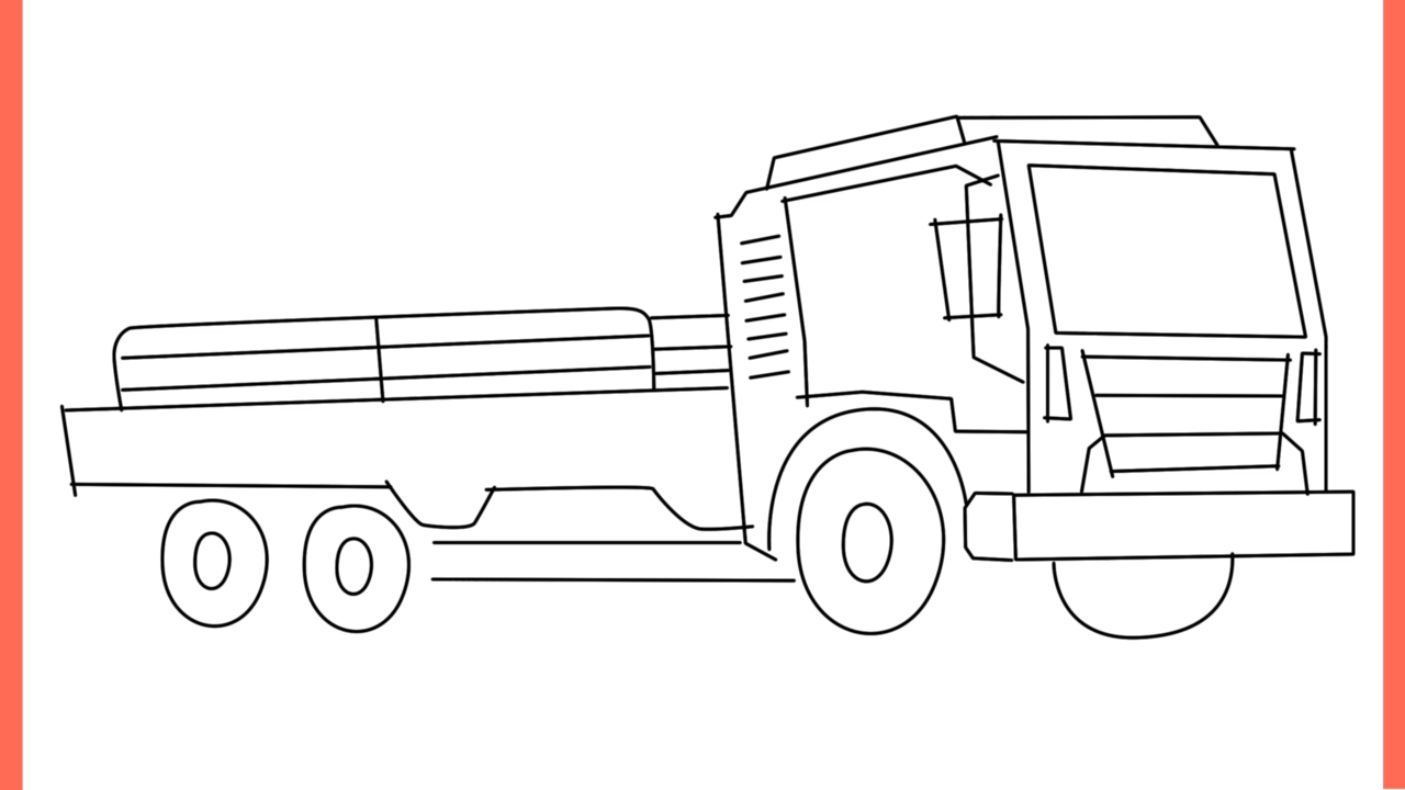 Tutoriel de dessin 102 Comment dessiner un camion en 3D (16)