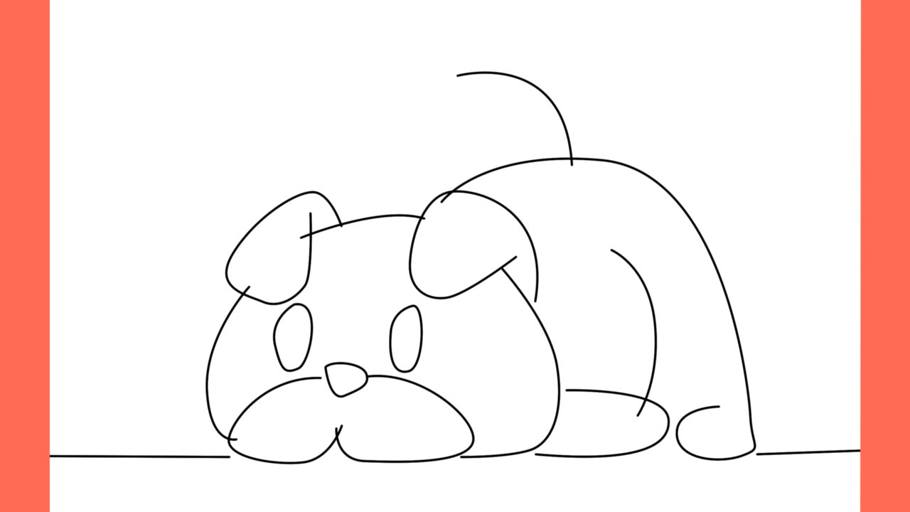 Tutoriel de dessin 104 Comment dessiner un chiot triste (10)