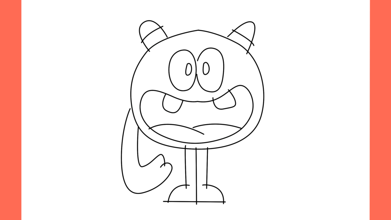 Tutoriel de dessin 108 Comment dessiner un monstre (10)