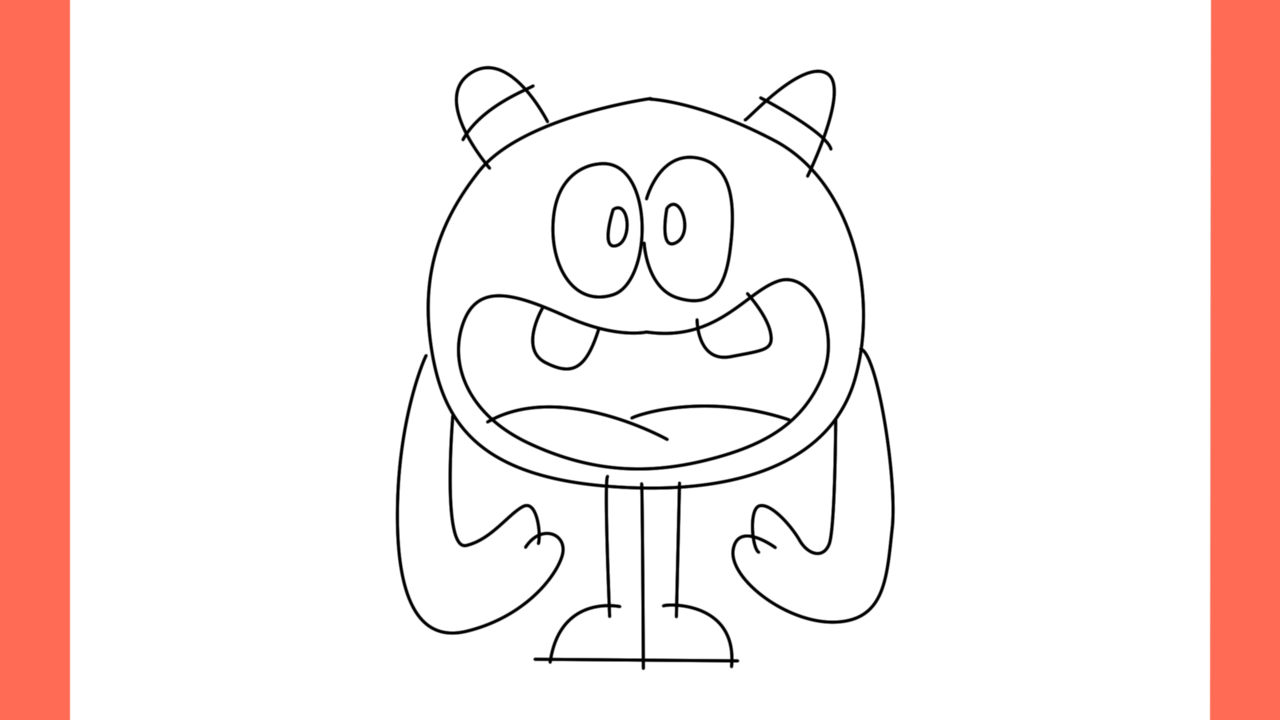 Tutoriel de dessin 108 Comment dessiner un monstre (11)
