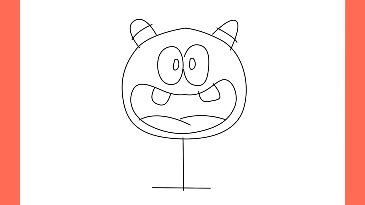 Tutoriel de dessin 108 Comment dessiner un monstre (8)