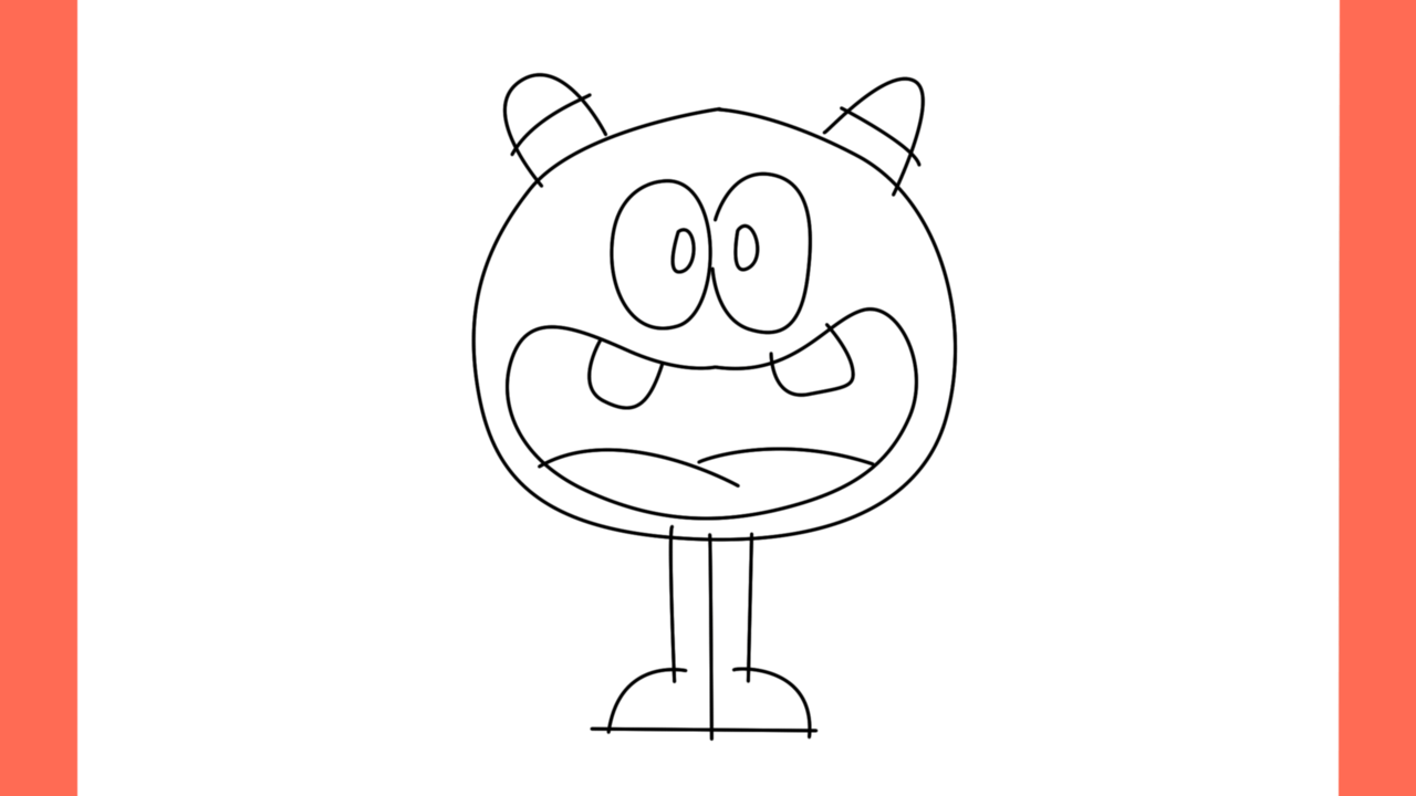 Tutoriel de dessin 108 Comment dessiner un monstre (9)