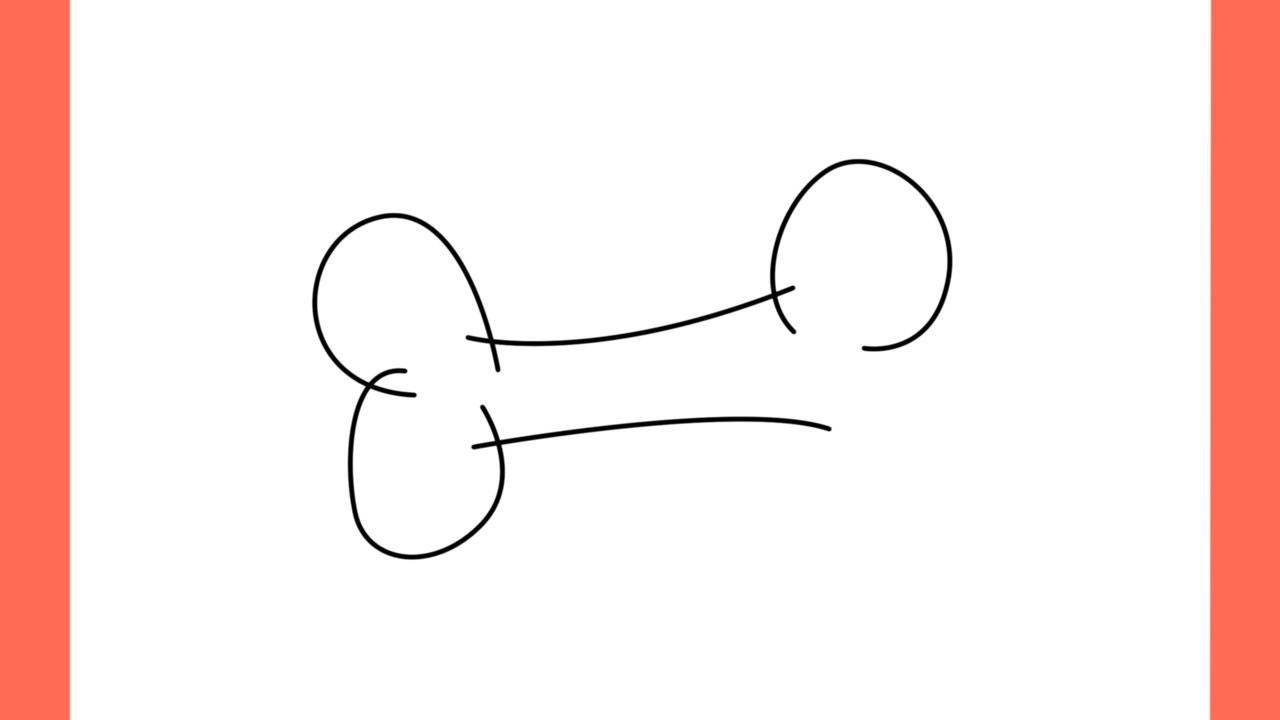 Tutoriel de dessin 109 Comment dessiner un os pour chien (3)