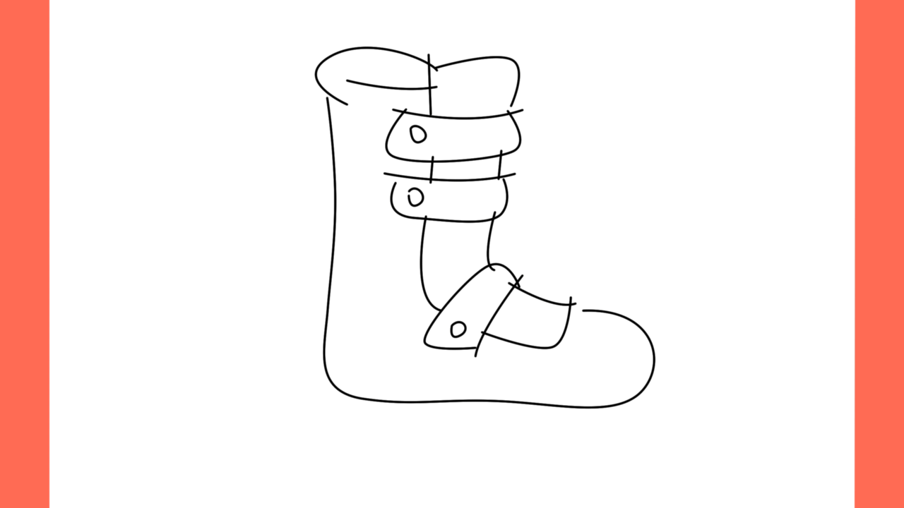 Tutoriel de dessin 110 Comment dessiner un patin a glace facile a dessiner (8)