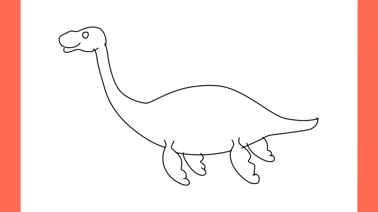 Tutoriel de dessin 111 Comment dessiner un plesiosaurus (6)