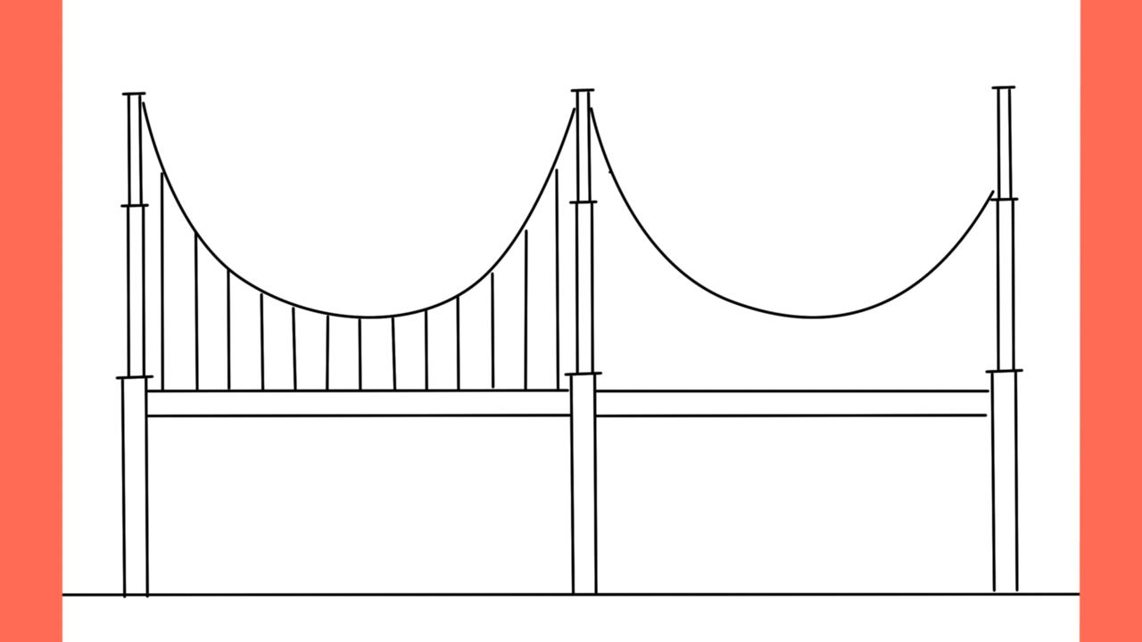 Tutoriel de dessin 116 Comment dessiner le pont de Londres très facilement (9)