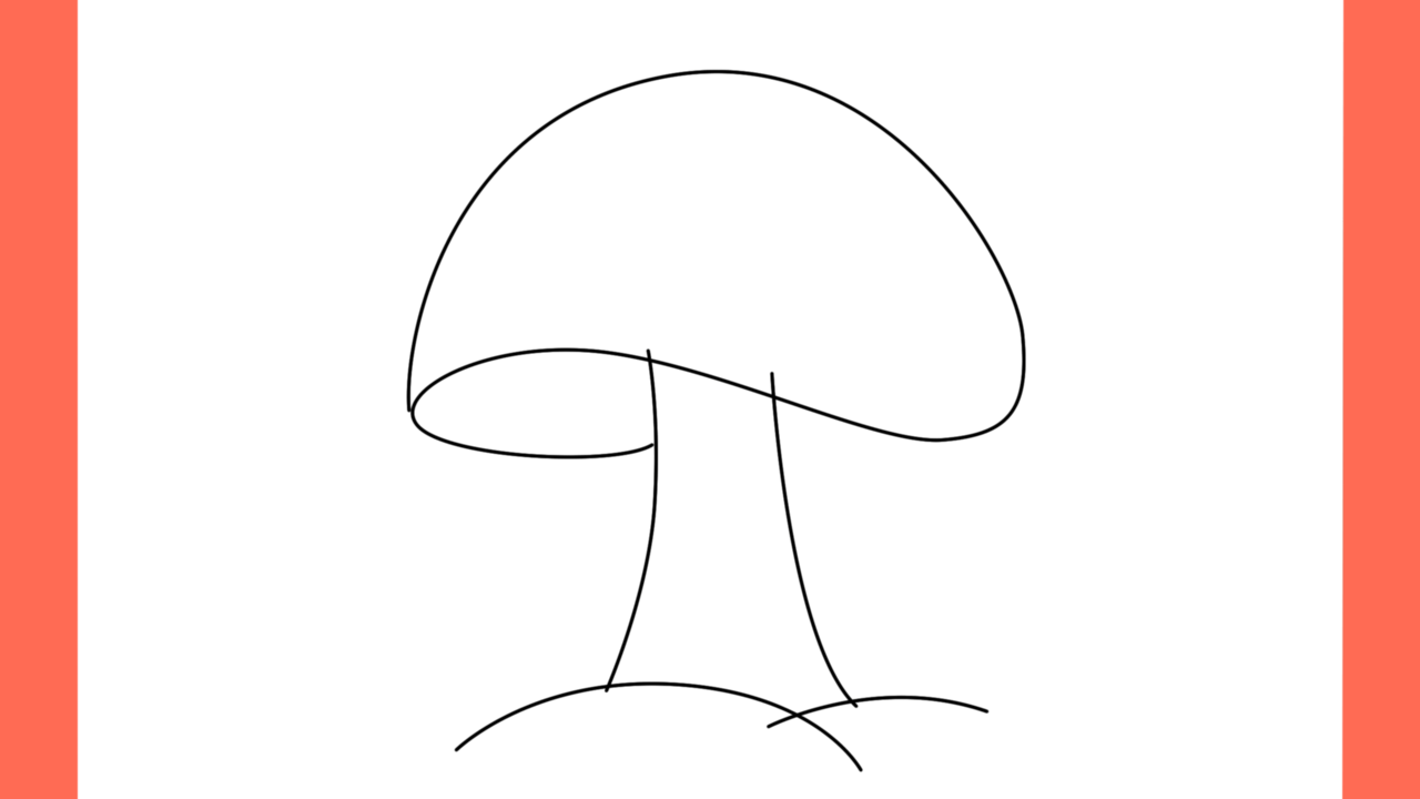 Tutoriel de dessin 118 Comment dessiner un champignon (3)