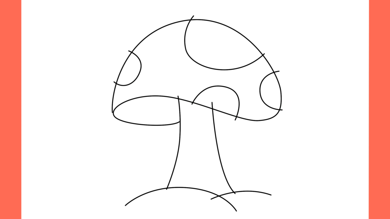 Tutoriel de dessin 118 Comment dessiner un champignon (4)