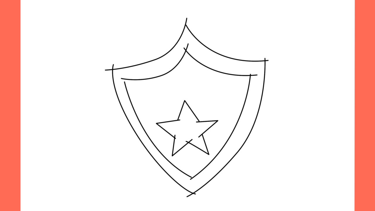 Tutoriel de dessin 121 Comment dessiner un insigne de police (5)