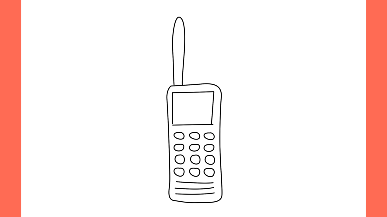 Tutoriel de dessin 132 Comment dessiner un walkie talkie (5)