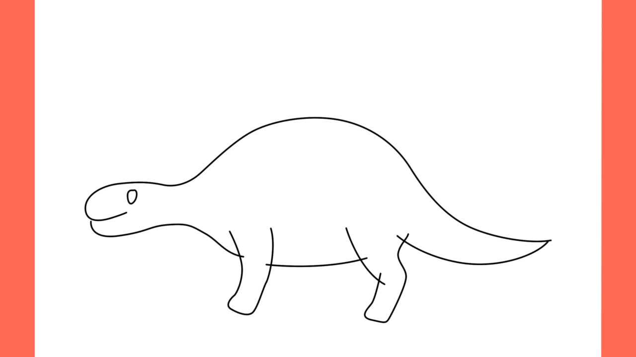 Tutoriel de dessin 133 Comment dessiner un Stegosaurus (4)