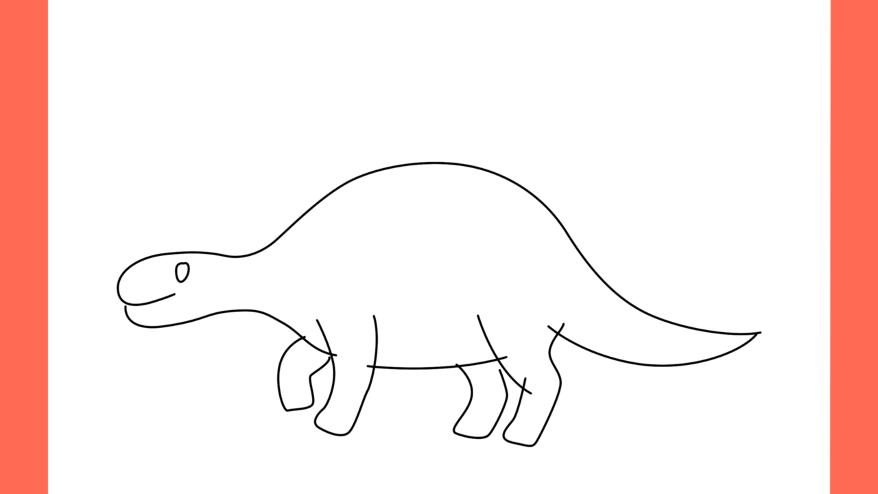 Tutoriel de dessin 133 Comment dessiner un Stegosaurus (5)