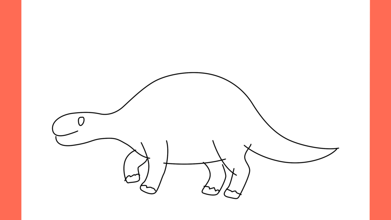 Tutoriel de dessin 133 Comment dessiner un Stegosaurus (6)