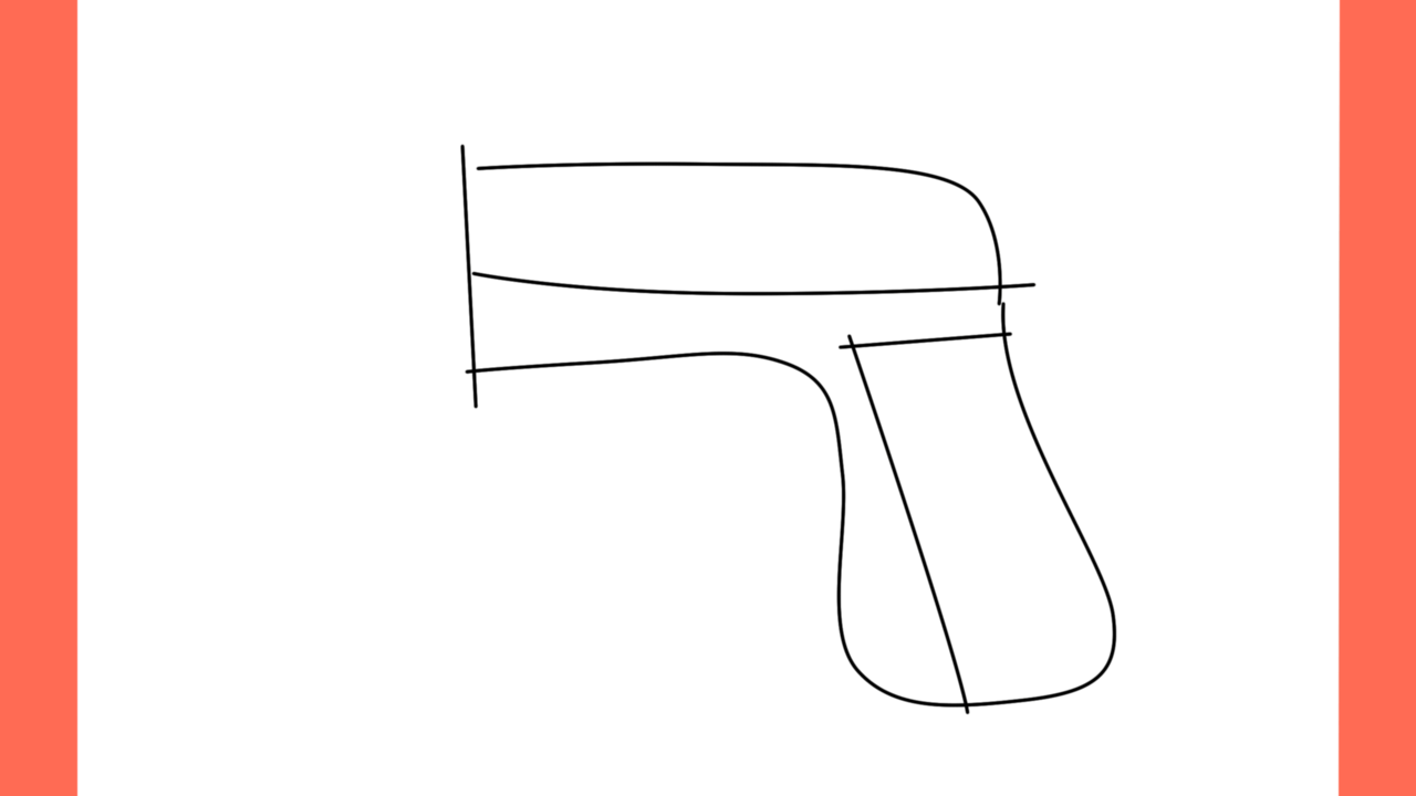 Tutoriel de dessin 136 Comment dessiner un pistolet facilement (4)