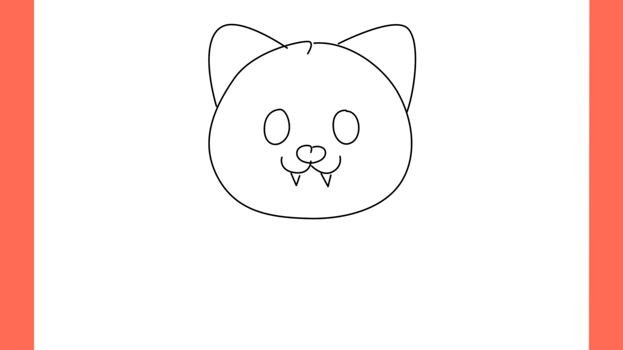 Tutoriel de dessin 141 Comment dessiner un chat maléfique d'Halloween (4)