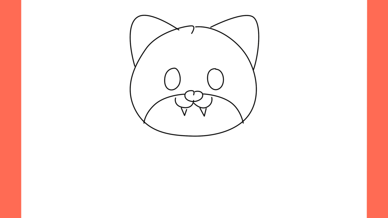 Tutoriel de dessin 141 Comment dessiner un chat maléfique d'Halloween (5)