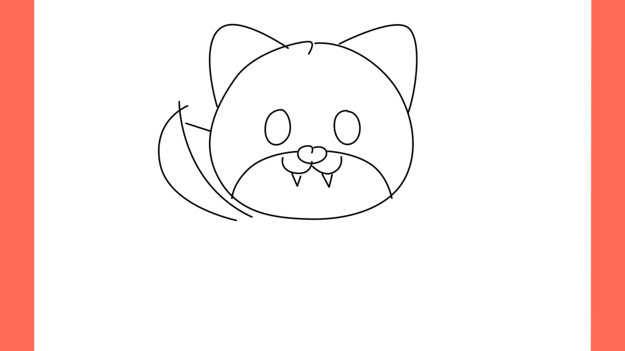 Tutoriel de dessin 141 Comment dessiner un chat maléfique d'Halloween (6)