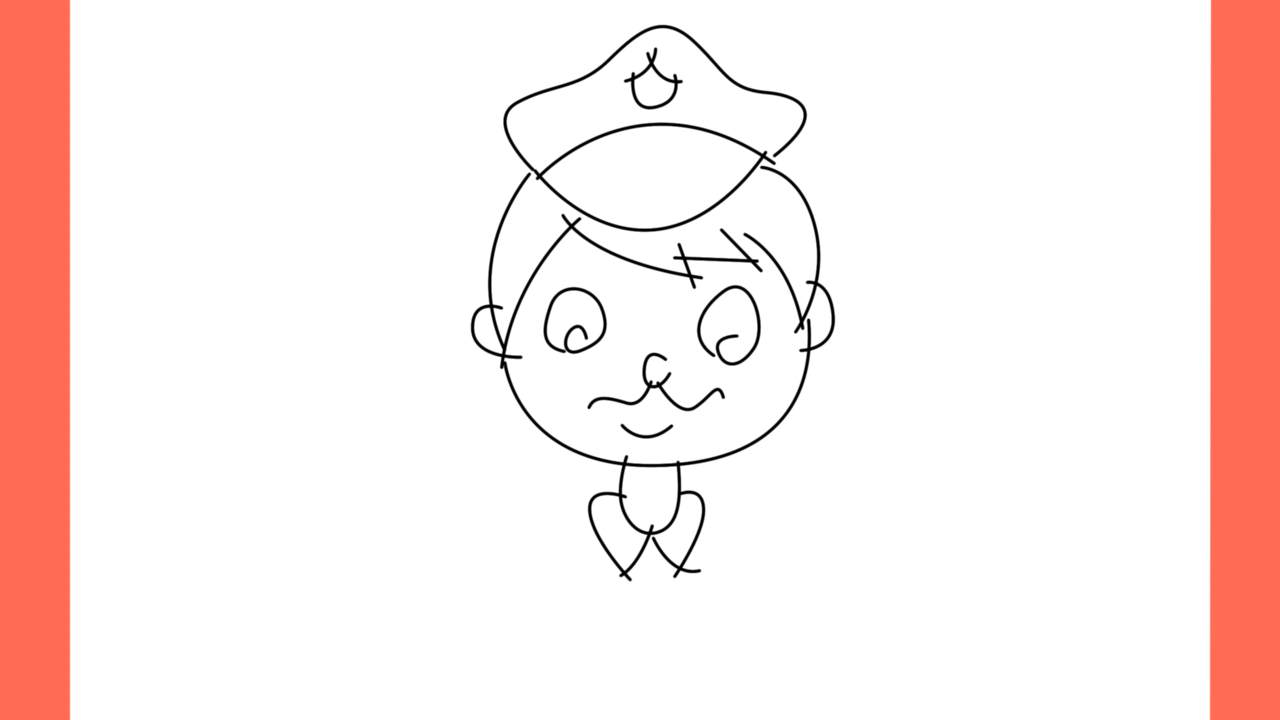 Tutoriel de dessin 144 Comment dessiner un officier de police (10)