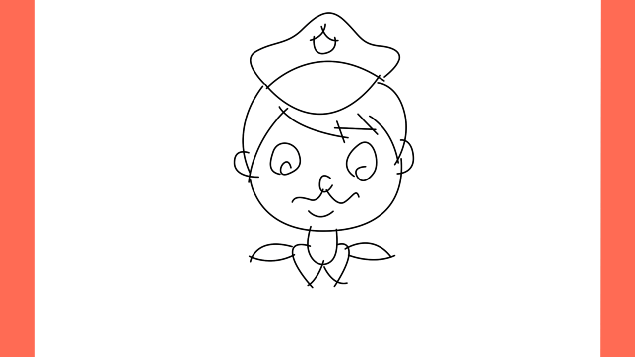 Tutoriel de dessin 144 Comment dessiner un officier de police (11)