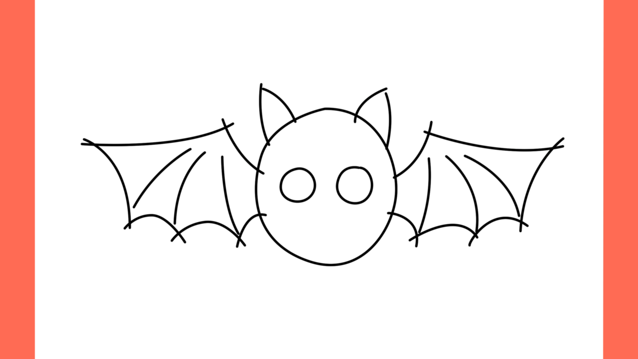 Tutoriel de dessin 145 Comment dessiner une chauve souris (8)