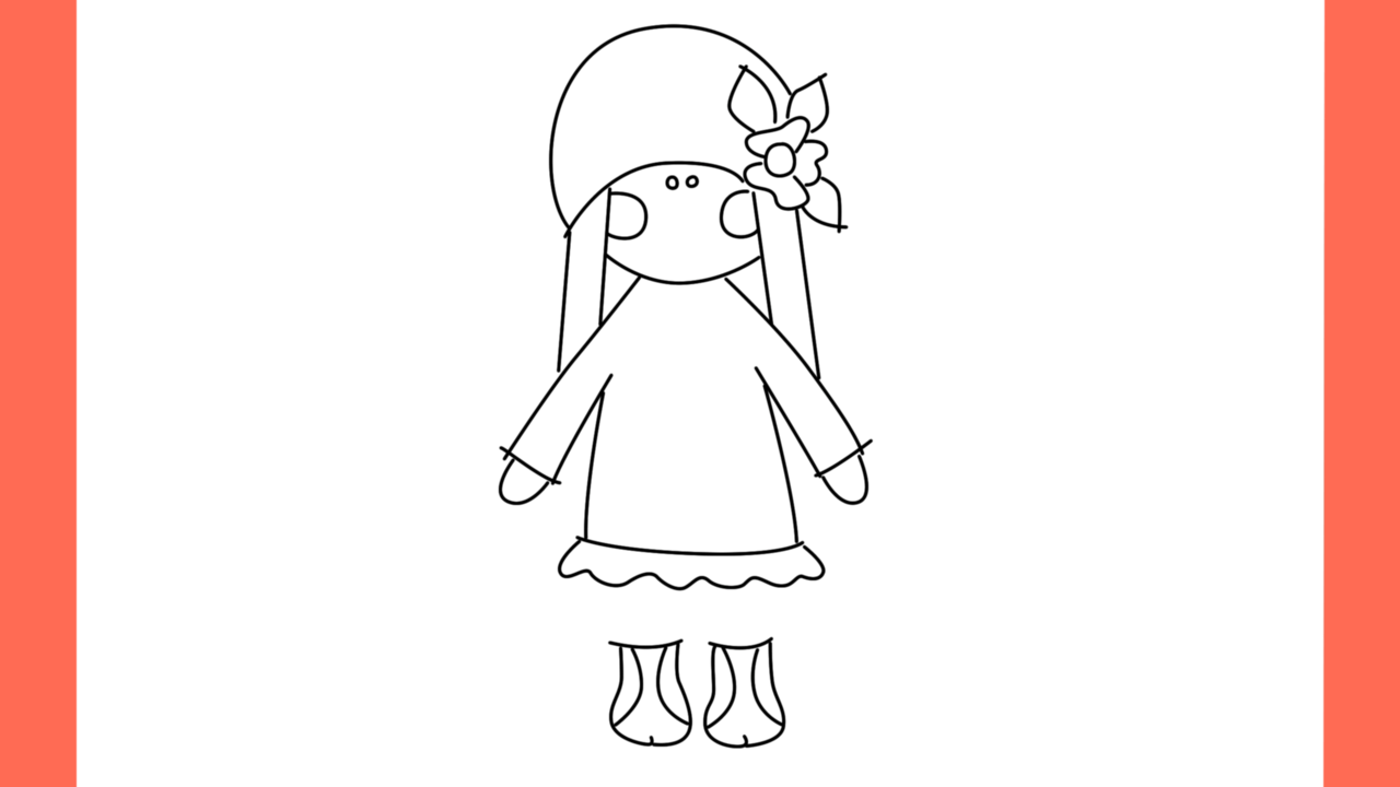 Tutoriel de dessin 148 Comment dessiner une poupée (10)
