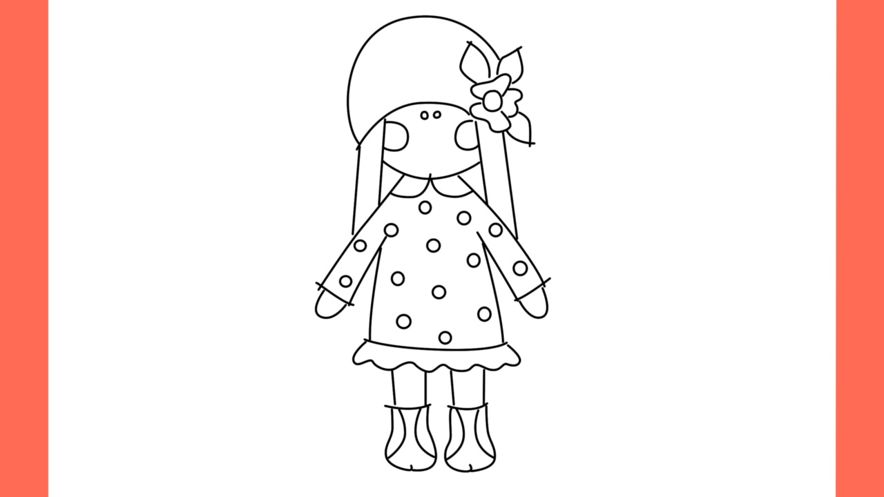 Tutoriel de dessin 148 Comment dessiner une poupée (12)