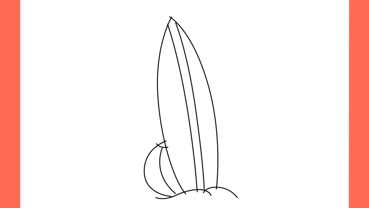 Tutoriel de dessin 149 Comment dessiner une planche de surf (4)
