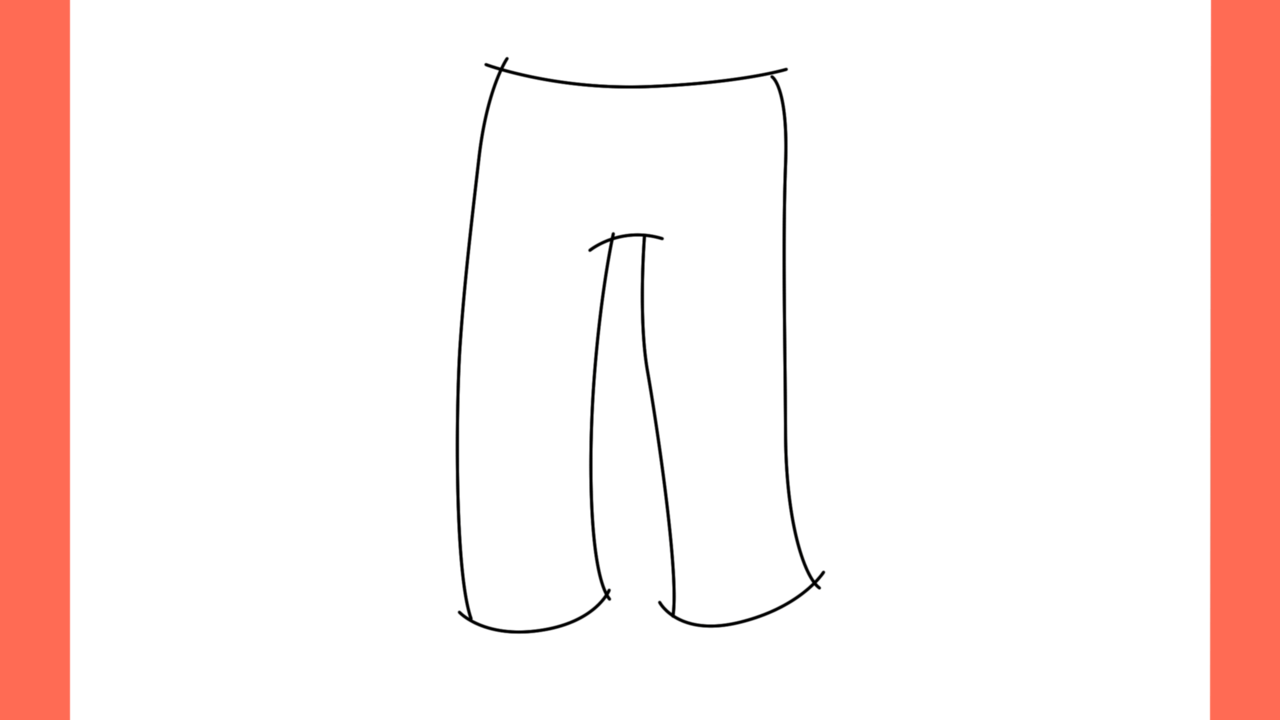 Tutoriel de dessin 150 Comment dessiner une pantalon d'hiver facile (3)