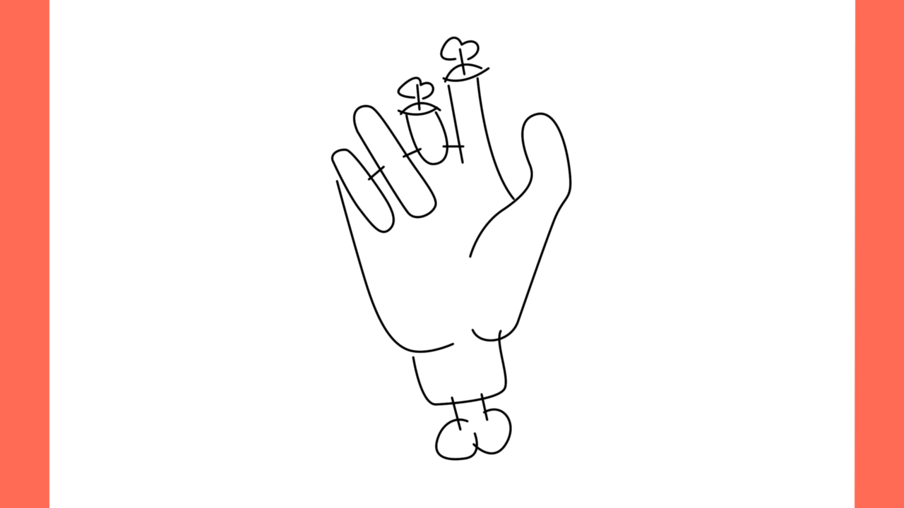 Tutoriel de dessin 151 Comment dessiner une main de zombie (6)